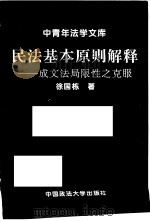 民法基本原则解释  成文法局限性之克服（1992 PDF版）