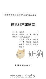 侵犯财产罪研究（1998 PDF版）