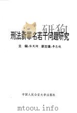 刑法新罪名若干问题研究（1996 PDF版）