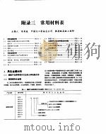 化学工程手册 附录三 常用材料表 PDF电子版封面 朱有庭