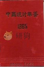 中国统计年鉴 1985 1985 PDF电子版封面 7503702699 国家统计局编