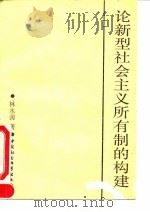 论新型社会主义所有制的构建 1991 PDF电子版封面 7500409346 林水源著