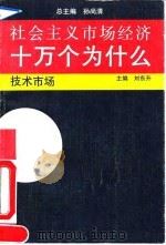 社会主义市场经济十万个为什么  技术市场分册（1993 PDF版）
