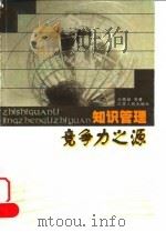 知识管理 竞争力之源 1999 PDF电子版封面 7214024918 王德禄等著