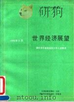 世界经济展望 国际货币基金组织工作概览 1990年5月 1990 PDF电子版封面 7504906360 国际货币基金组织编