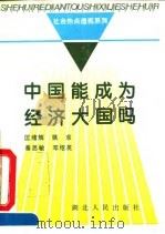 中国能成为经济大国吗 1994 PDF电子版封面 7216015339 匡绪辉等编