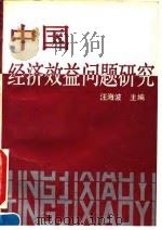 中国经济效益问题研究（1991 PDF版）
