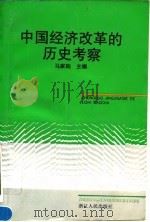 中国经济改革的历史考察 1994 PDF电子版封面 7213010492 马家驹主编