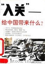 “入关”给中国带来什么? 1992 PDF电子版封面 756240660X 蓝野著