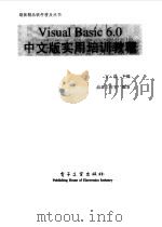 Visual Basic 6.0 中文版实用培训教程（1998年10月第1版 PDF版）