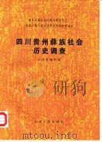 四川贵州彝族社会历史调查 1987 PDF电子版封面 7222000348 《民族问题五种丛书》云南省编辑组编