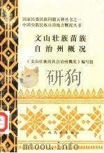 文山壮族苗族自治州概况 1986 PDF电子版封面 《文山壮族苗族自治州概况》编写组