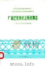 中国少数民族社会历史调查资料丛刊 广西仡佬族社会历史调查 1985 PDF电子版封面 广西壮族自治区编辑组