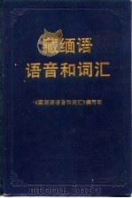 藏缅语语音和词汇 1991 PDF电子版封面 7500407971 《藏缅语语音和词汇》编写组编著