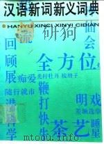 汉语新词新义词典（1991 PDF版）