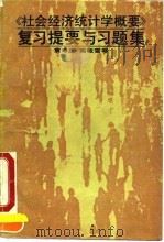 《社会经济统计学概要》复习提要与习题集 1989 PDF电子版封面 7300005535 袁寿庄等编