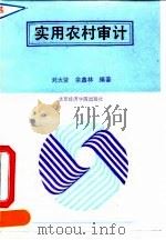实用农村审计 1991 PDF电子版封面 7563802665 刘大贤,佘鑫林编著