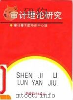 审计理论研究（1992 PDF版）