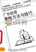 厂长经理查帐方法与技巧 1994 PDF电子版封面 7800347044 袁晓勇著