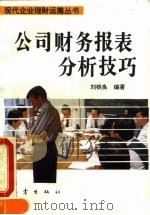 公司财务报表分析技巧（1994 PDF版）