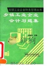 乡镇工业企业会计习题集 1993 PDF电子版封面 7800264033 陈昌渠主编