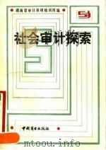 社会审计探索（1990 PDF版）
