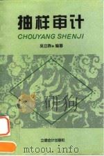 抽样审计 1995 PDF电子版封面 7542902806 吴立煦编著