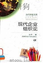 现代企业组织论 1997 PDF电子版封面 7810551779 孙平著