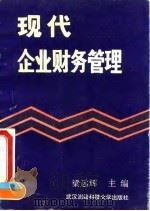 现代企业财务管理 1993 PDF电子版封面 7810302426 梁远辉主编