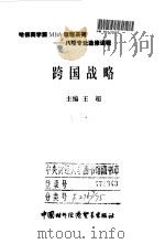 跨国战略  国际工商管理（1999 PDF版）