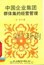 中国企业集团群体集约经营管理（1993 PDF版）