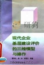 现代企业基层建设评价的三维模型与操作  市场经济条件下企业组织绩效评估与开发（1994 PDF版）