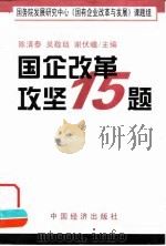 国企改革攻坚15题 1999 PDF电子版封面 750174758X 陈清泰等主编
