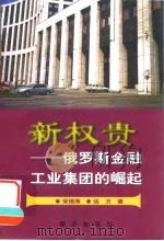 新权贵 俄罗斯金融工业集团的崛起 1998 PDF电子版封面 7501142610 宋锦海,远方著