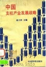中国支柱产业发展战略 1996 PDF电子版封面 7801181557 胡子祥主编