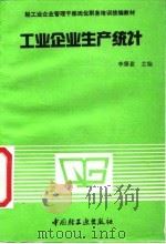 工业企业生产统计 1991 PDF电子版封面 7501911428 李肇盈主编