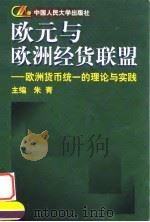 欧元与欧洲经货联盟  欧洲货币统一的理论与实践（1999 PDF版）
