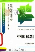 经济管理类专业 中国税制 1993 PDF电子版封面 7307007541 胡中流