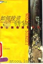 如何投资 华尔街理财实践记 1995 PDF电子版封面 7208019339 唐庆华著