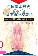 中国资本形成与资本市场发展论  未来时代中财富的积聚与获得（1999 PDF版）