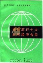 国际流行十大实用经济合同 1989 PDF电子版封面 7203013928 田予等编译