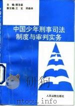 中国少年刑事司法制度与审判实务（1996 PDF版）