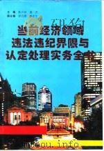 当前经济领域违法违纪界限与认定处理实务全书（1995 PDF版）