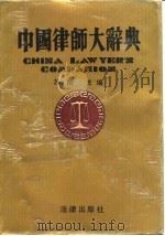 中国律师大辞典 1992 PDF电子版封面 7503610441 苏醒主编