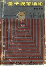 量子规范场论 1990 PDF电子版封面 7040025108 曹昌祺编著