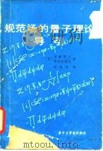 规范场的量子理论导引 1982 PDF电子版封面 13256008 (苏)法捷耶夫,斯拉夫诺夫著;刘连寿译