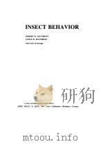 INSECT BEHAVIOR（ PDF版）