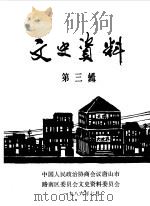文史资料 第3辑 1986 PDF电子版封面 中国人民政治协商会议河北省唐山市路南区委员会文史资料研究委员