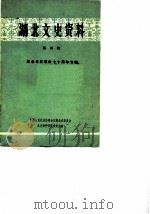 湖北文史资料 第4辑 纪念辛亥革命七十周年专辑 1981 PDF电子版封面 中国人民政治协商会议湖北省委员会文史资料研究委员会