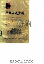 湖北文史资料 第13辑 1985 PDF电子版封面 中国人民政治协商会议湖北省委员会文史资料研究委员会编